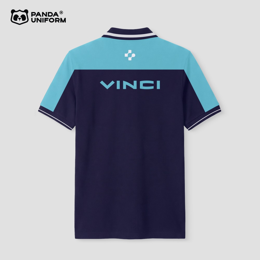 Mẫu áo polo màu xanh đen đồng phục công ty